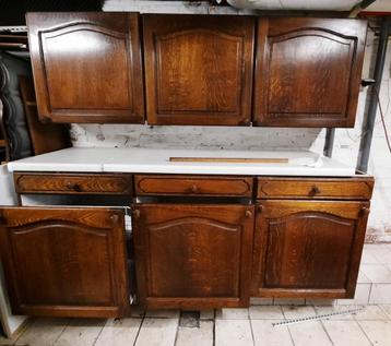 keuken, Huis en Inrichting, Ophalen, Gebruikt, Overige materialen, Bruin