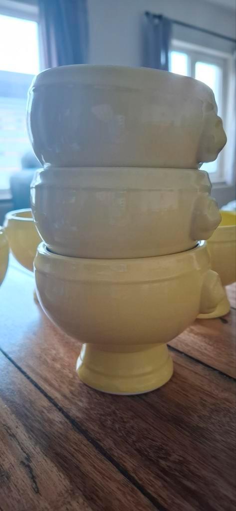6 stevige soepkommen, Huis en Inrichting, Keuken | Tupperware, Zo goed als nieuw, Ophalen of Verzenden