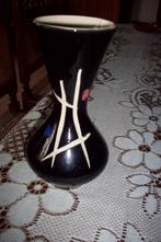 Vaas "Scheurich", Ophalen, Zwart, Aardewerk of Porselein, Zo goed als nieuw