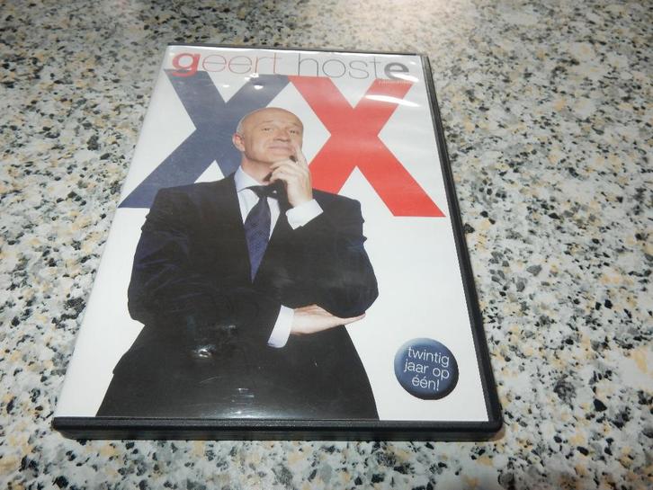nr.2306- Dvd: geert hoste xx - humor, Cd's en Dvd's, Dvd's | Cabaret en Sketches, Zo goed als nieuw, Stand-up of Theatershow, Ophalen of Verzenden