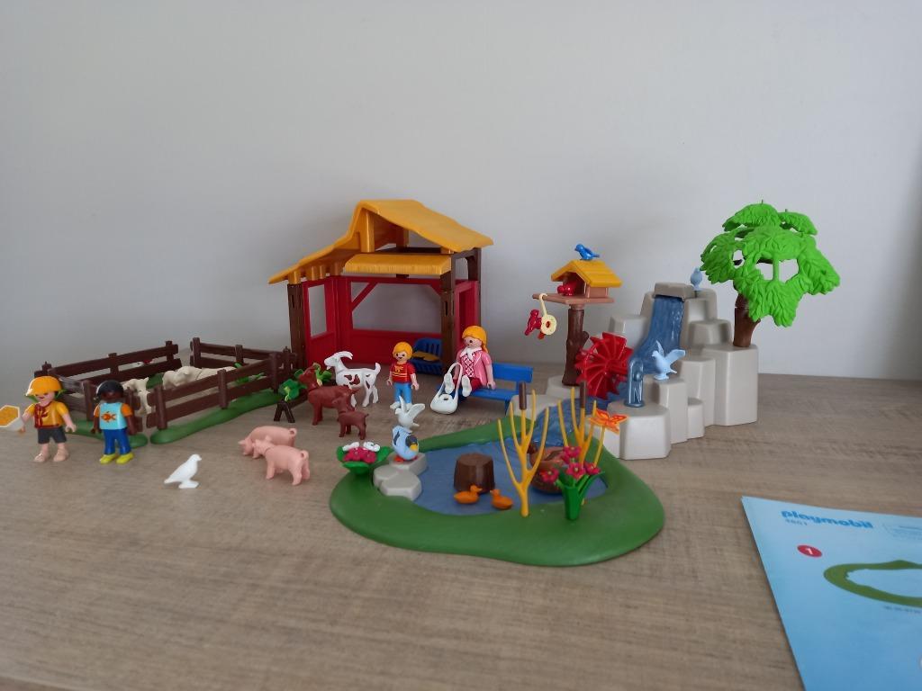bord Ik heb een contract gemaakt Kinderrijmpjes ② Playmobil 4851 kinderboerderij dieren compleet — Speelgoed | Playmobil —  2dehands