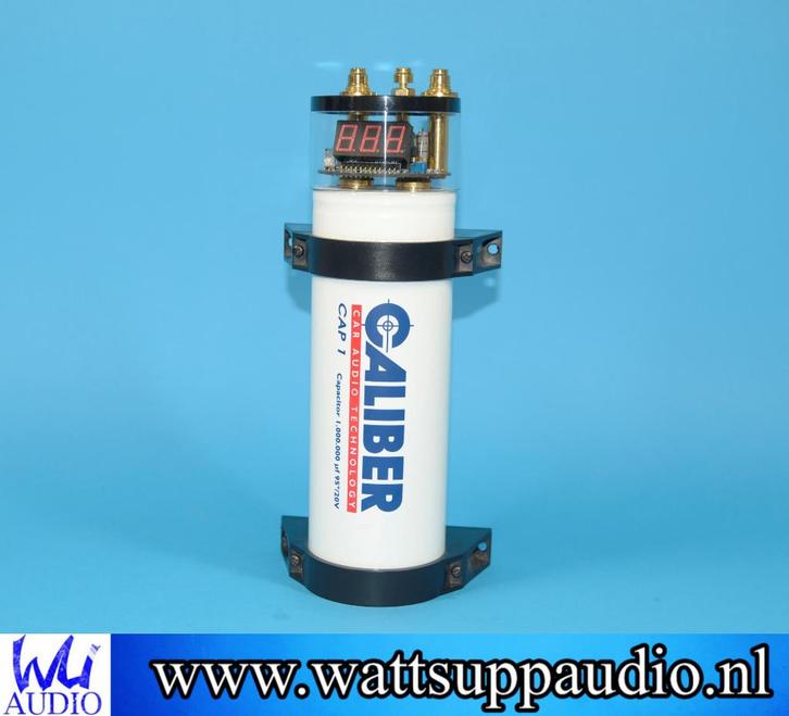 Caliber CAP 1 Condensator / 1 Farad Powercap, Auto diversen, Autospeakers, Gebruikt, Ophalen of Verzenden
