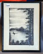 afrikaans schilderij, Antiek en Kunst, Kunst | Schilderijen | Modern, Ophalen of Verzenden