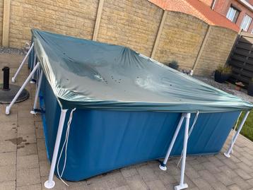 Zwembad 300x201 cm met dekzeil. beschikbaar voor biedingen