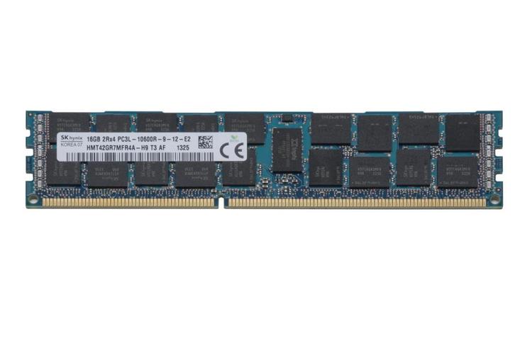 16GB 2Rx4 PC3L-10600R DDR3-1333 ECC, Hynix HMT42GR7MFR4A-H9, Computers en Software, RAM geheugen