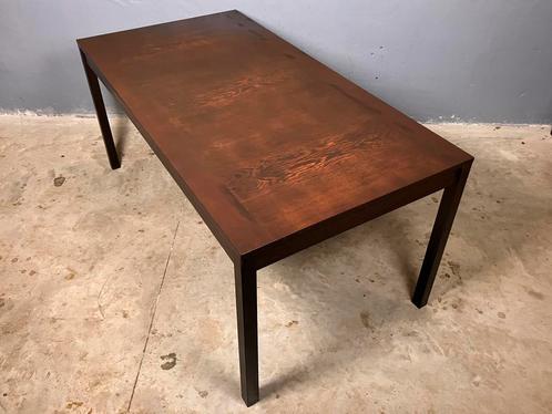 Vintage eettafel bureau Mid Century Wengé, Huis en Inrichting, Tafels | Eettafels, Ophalen