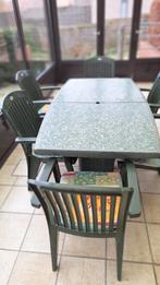 Tuintafel en 6 stoelen hartman, Tuin en Terras, Ophalen, Zo goed als nieuw