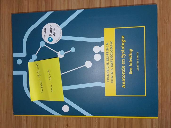 Anatomie en fysiologie, 8e editie met MyLab NL, Boeken, Schoolboeken, Zo goed als nieuw, Nederlands, Ophalen of Verzenden