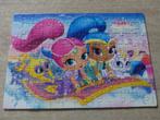 Shimmer & Shine glitter puzzel, Ophalen of Verzenden, Meer dan 50 stukjes, Zo goed als nieuw, 6 jaar of ouder