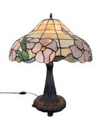 Lampe de table de style Tiffany avec abat-jour en vitrail, Maison & Meubles, Verre, Comme neuf, Enlèvement, X