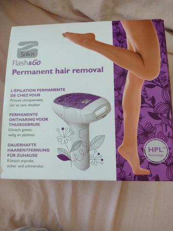Silk'n flash and go,permanente ontharing met dvd, Enlèvement ou Envoi, Comme neuf