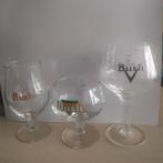 3 verschillende Bierglazen BUSH, Verzamelen, Ophalen, Zo goed als nieuw, Bierglas