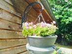 Bloempot bloembak hanger met houder plantenrek bloem plant, Ophalen, Gebruikt