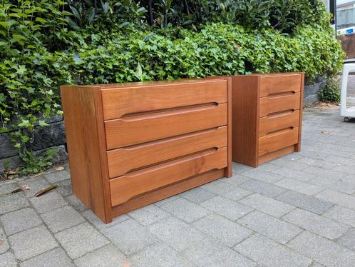 partij vintage meubels sideboard highboard kast tafel stoel, Huis en Inrichting, Kasten | Wandmeubels, Gebruikt, Ophalen