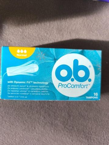 Diverse ob tampons  beschikbaar voor biedingen