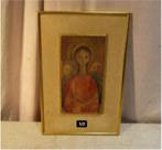 Mooi Speciale Oude Prent - Heilige Maagd Maria - 34x22, Ophalen of Verzenden