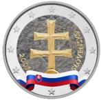 Pièce de 2 euros Slovaquie colorée, Timbres & Monnaies, Monnaies | Europe | Monnaies euro, 2 euros, Slovaquie, Enlèvement ou Envoi