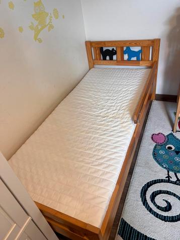 2 x İKEA KİNDERBED 70x160cm, Kinderen en Baby's, Kinderkamer | Bedden, Ophalen, Gebruikt