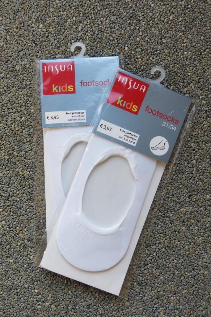 2 paar voetsokjes NIEUW, maat 31-34, Kinderen en Baby's, Kinderkleding | Schoenen en Sokken, Nieuw, Sokken, Meisje, Ophalen of Verzenden