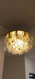 Plafonnier/ Lustre vintage Kalmar, Enlèvement, Comme neuf, Verre, Vintage