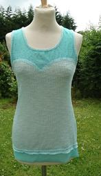 topje + strass + glansdraad uitzicht bustier munt groen, Vêtements | Femmes, Tops, Enlèvement ou Envoi, Taille 36 (S), Vert, Neuf