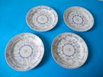 4 Copenhague dessertborden van Boch, Antiek en Kunst, Ophalen of Verzenden
