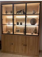 Nieuwe vitrinekast massief, Huis en Inrichting, Kasten | Vitrinekasten, Ophalen, 200 cm of meer, 150 tot 200 cm, Nieuw