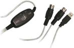 LogiLink Adapter USB naar Midi In-Out, Musique & Instruments, Équipement Midi, Comme neuf, Enlèvement ou Envoi