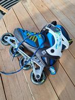 Skeelers 38-41 oxelo + bescherming, Sport en Fitness, Skeelers, Ophalen, Zo goed als nieuw, Inline skates 4 wielen