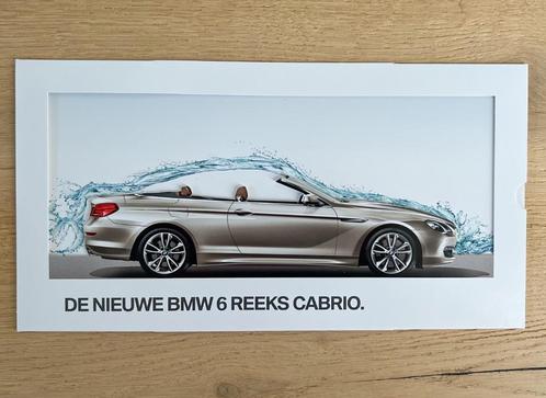 BMW 6 Reeks Cabrio BE-NL folder 2011, Boeken, Auto's | Folders en Tijdschriften, Zo goed als nieuw, BMW, Ophalen of Verzenden