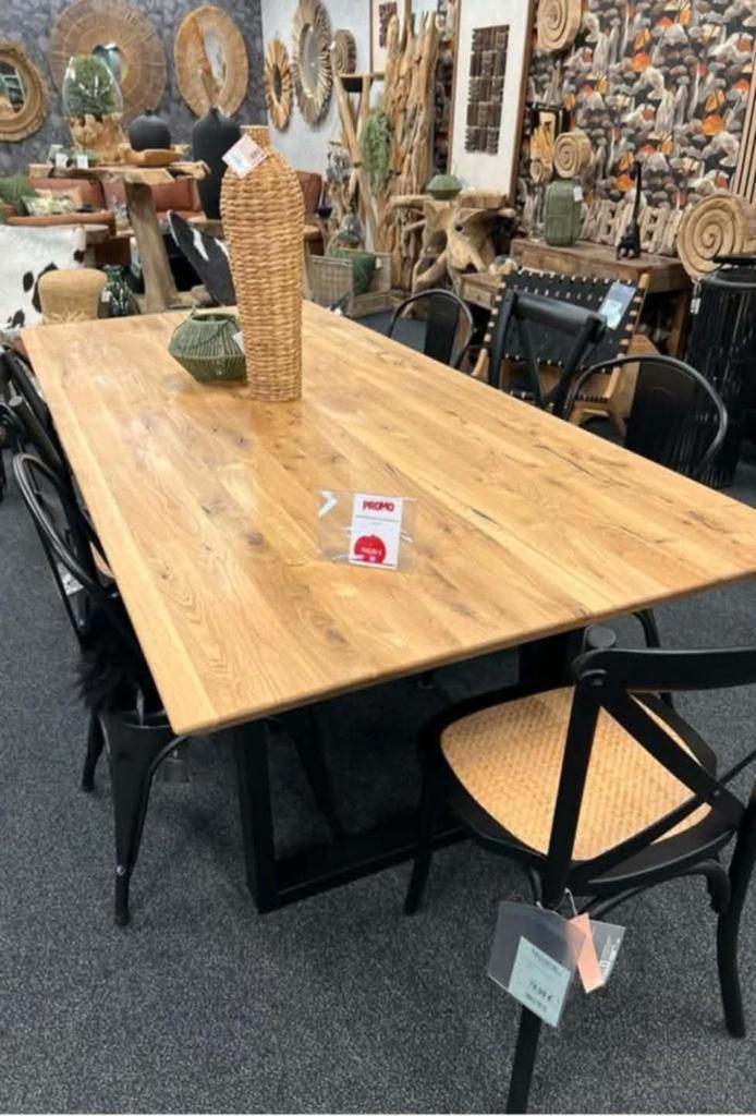OPPORTUNITÉ : Table de salle à manger NEUVE., Maison & Meubles, Tables | Tables à manger, Chêne, Métal, Enlèvement ou Envoi