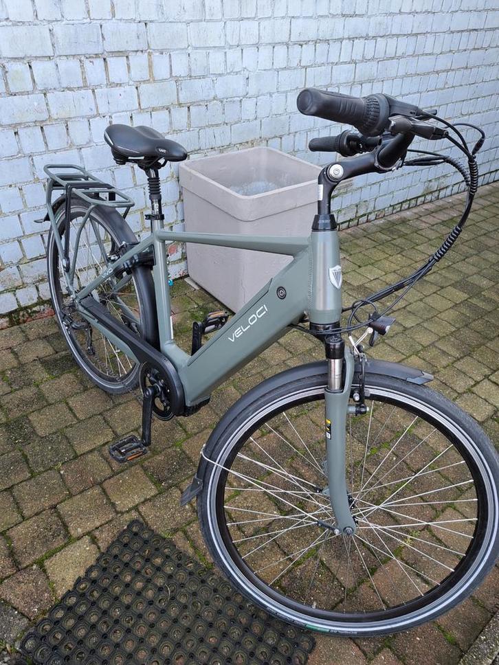 Elektrische fiets heren Veloci Mt 2 tssn en slot, Fietsen en Brommers, Elektrische fietsen, Ophalen