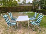 Campeerstoelen , tafel en droogrek, Caravans en Kamperen, Ophalen, Gebruikt, Campingstoel