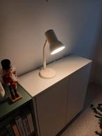 Vintage Bureau/tafellamp Massive wit 2 stuks beschikbaar, Maison & Meubles, Lampes | Lampes de table, Moins de 50 cm, Enlèvement ou Envoi