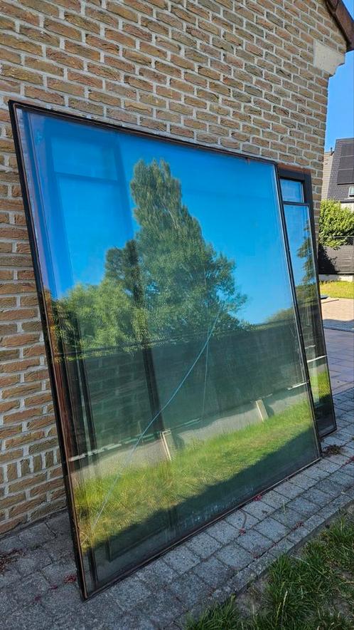 GRATIS Ramen veranda, Doe-het-zelf en Bouw, Raamkozijnen en Schuifdeuren, Gebruikt, Raamkozijn, Ophalen