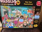 Un lot de 2 puzzles 1000 pièces WASGIJ, Ophalen of Verzenden, Gebruikt