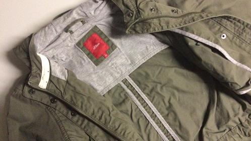 Zeer mooie kaki groene jas, maat 164, Kinderen en Baby's, Kinderkleding | Maat 164, Zo goed als nieuw, Meisje, Jas, Ophalen of Verzenden