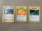 Pokémon, 3 stuks trainer kaarten, Ophalen of Verzenden, Zo goed als nieuw, Meerdere kaarten