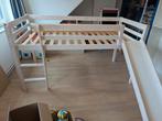 Lit mis hauteur flexa avec toboggan à partir de 6 ans., Enlèvement, Utilisé, Lit mi-hauteur mezzanine