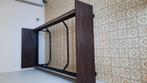 2 eenpersoonsbedden van 1m x 2m, Huis en Inrichting, Slaapkamer | Bedden, Ophalen, Eenpersoons, Bruin, 200 cm