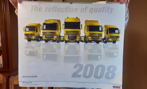 DAF Trucks kalender 2008 , foto 60x46cm, Diversen, Kalenders, Zo goed als nieuw, Ophalen of Verzenden