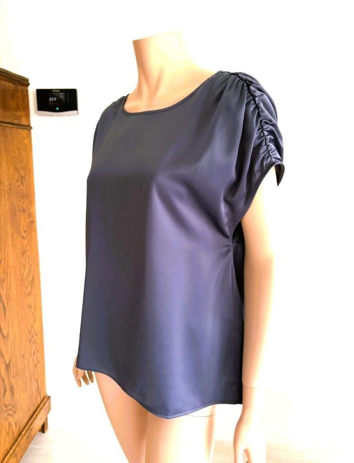 Modström Feestelijke Zijde-achtige –Maat M –Nieuw NWP 89,95€, Kleding | Dames, Blouses en Tunieken, Nieuw, Maat 38/40 (M), Blauw