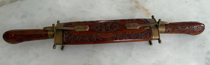 Trancheerset India // vintage Vleesmes en Vleesvork, Antiek en Kunst, Antiek | Keukengerei, Ophalen of Verzenden