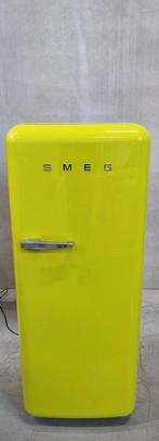 Réfrigérateur SMEG vert citron avec congélateur, Electroménager, Comme neuf, Enlèvement ou Envoi