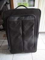 Valise noire à roulette bon état, 35 à 45 cm, Poignée extensible, Enlèvement, Utilisé