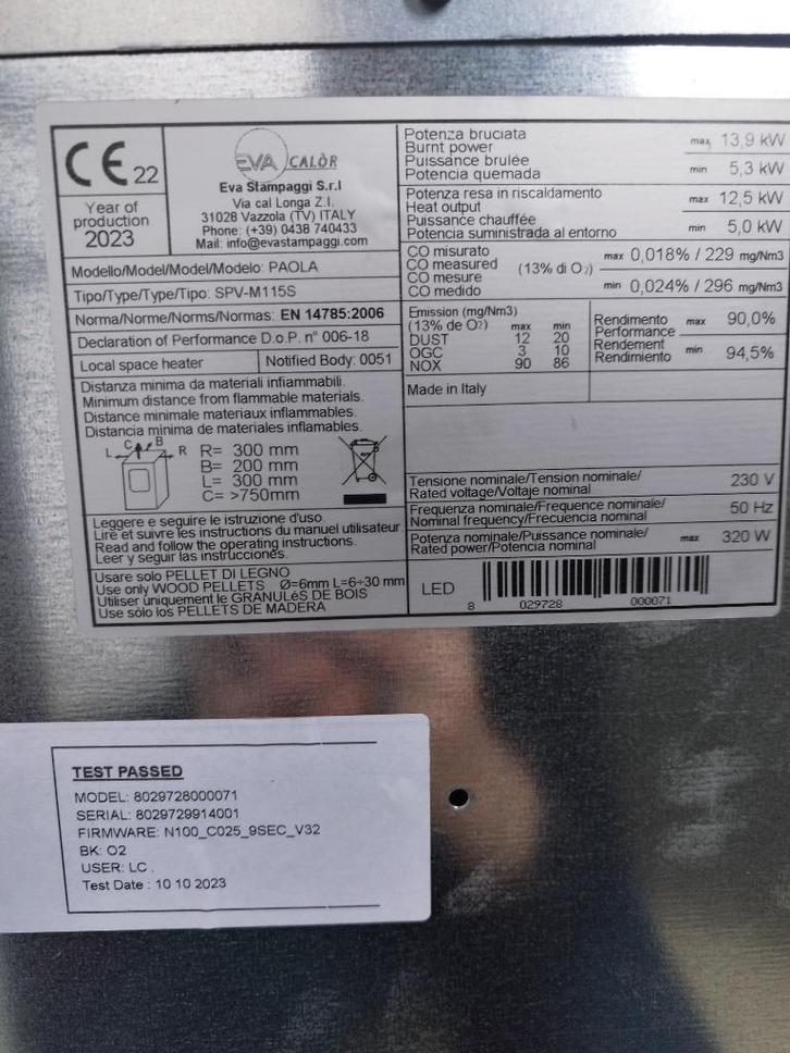 Pelletkachel, Diversen, Overige Diversen, Nieuw, Ophalen