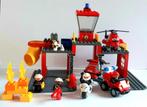 Lego Duplo 5601 Caserne des pompiers et moto police, Enlèvement ou Envoi, Comme neuf, Ensemble complet, Duplo