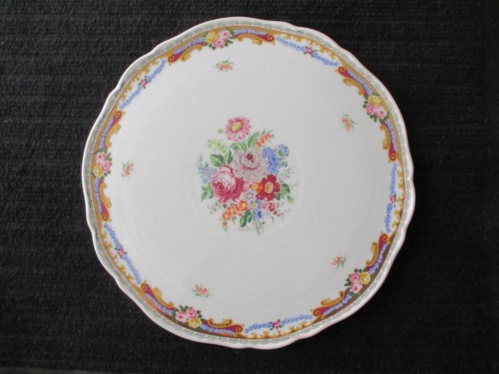 Zeldzame mooi rond 1930  plate schaal  Porcelaine L LIMOGES, Antiek en Kunst, Antiek | Schalen, Verzenden