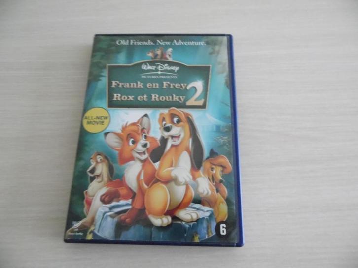 ROX EN ROUKY 2 DISNEY, Cd's en Dvd's, Dvd's | Tekenfilms en Animatie, Zo goed als nieuw, Amerikaans, Tekenfilm, Alle leeftijden