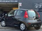 Peugeot 107 1.0i Trendy* FAIBLE TAXE * GARANTIE 12 MOIS, Voorwielaandrijving, Stof, 103 g/km, Zwart
